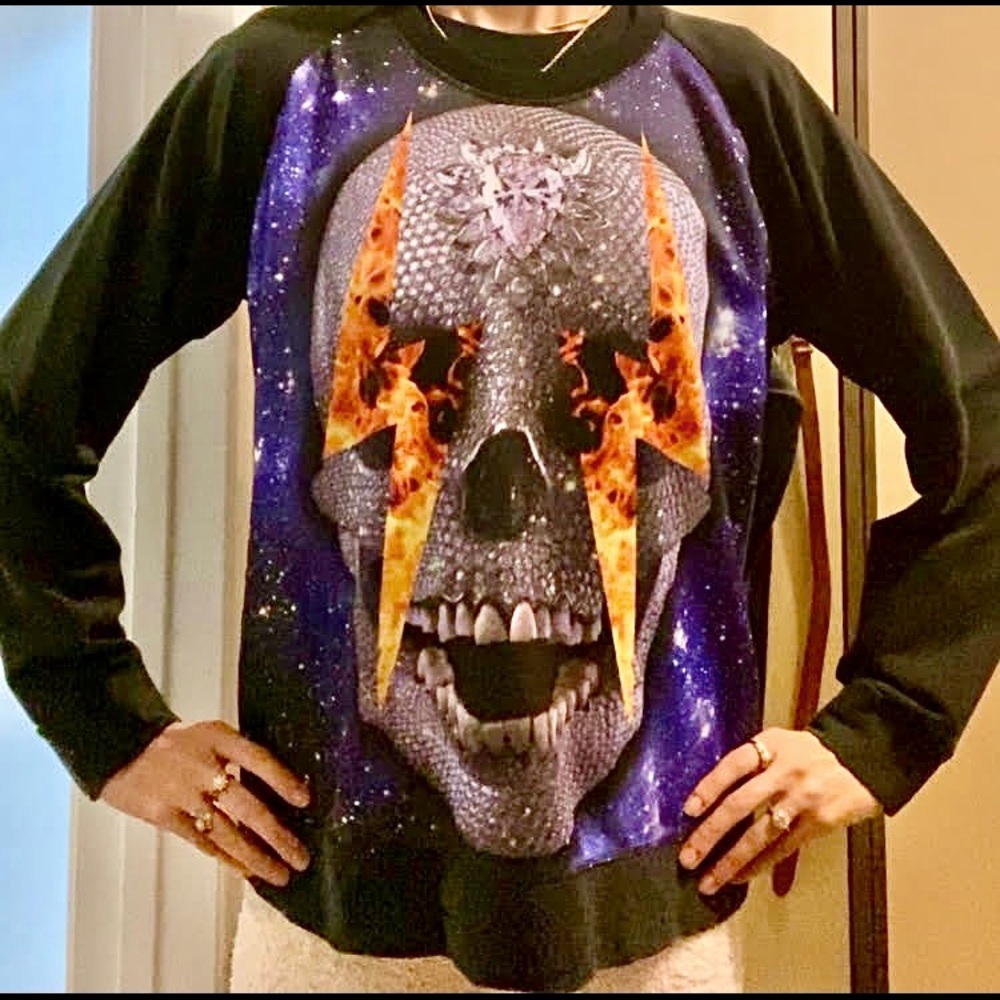 Graphic Skull Crewneck